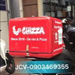 🛵🔥 THÙNG COMPOSITE ĐỰNG PIZZA – GIỮ NHIỆT TỐT, GIAO HÀNG LUÔN NÓNG HỔI!