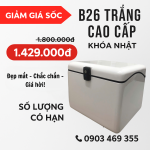 🎉 CHƯƠNG TRÌNH SALE B26 TRẮNG – LỚN NHẤT TỪ TRƯỚC TỚI NAY! 🎉